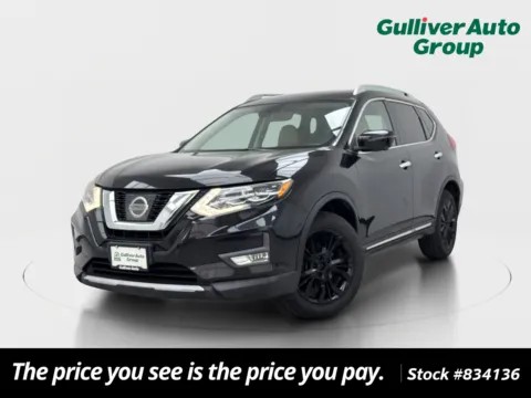 Black 2017 Nissan Rogue SL for sale in Plano, TX