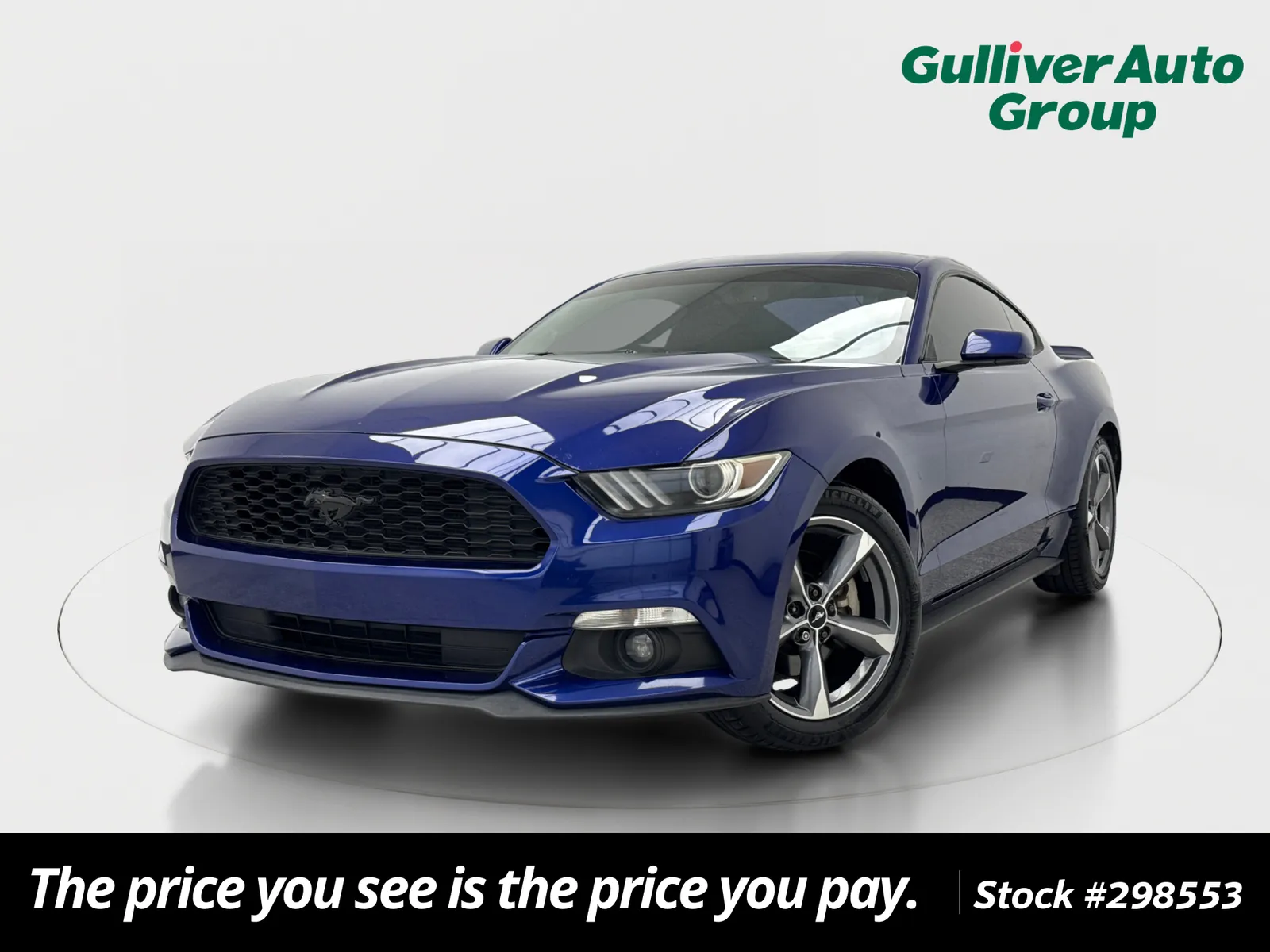 Blue 2016 Ford Mustang V6 for sale in Plano, TX