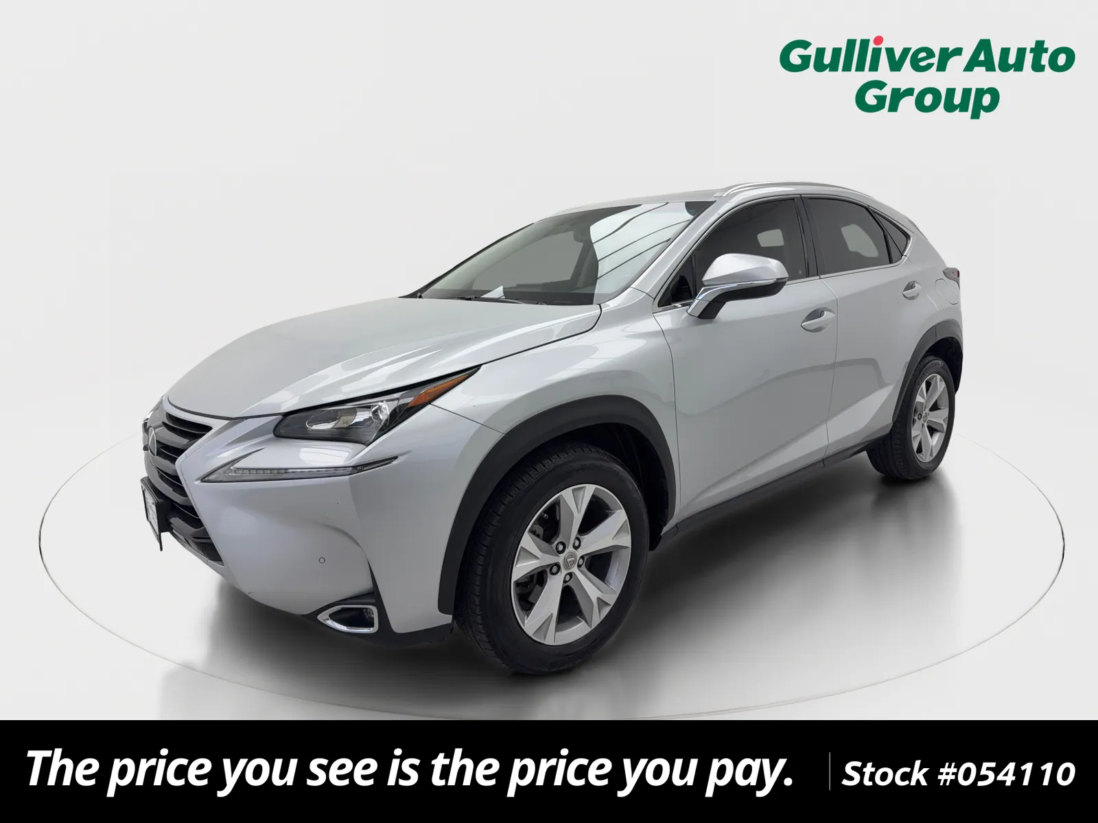 Silver 2017 Lexus NX 200t for sale in Plano, TX
