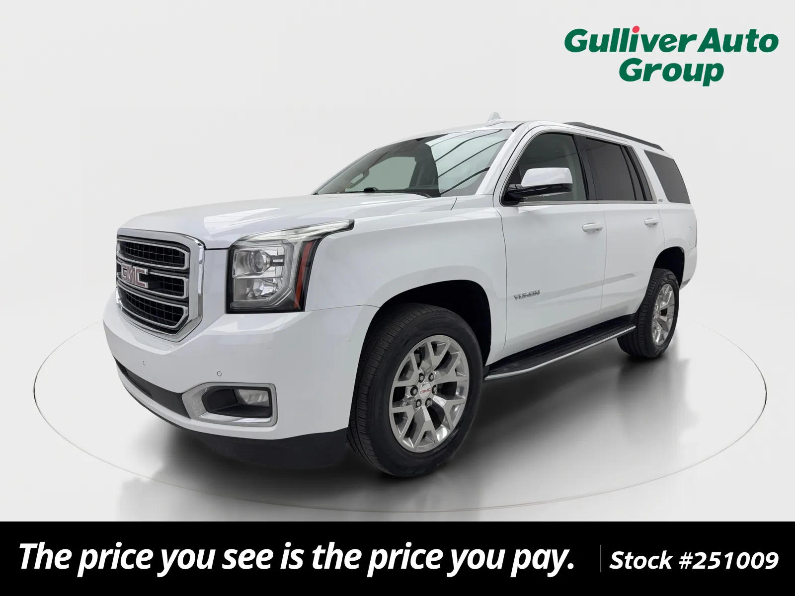 White 2019 GMC Yukon SLT for sale in Plano, TX
