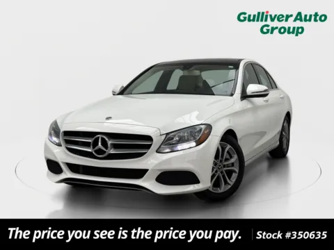 White 2018 Mercedes-Benz C-Class C 300 for sale in Plano, TX