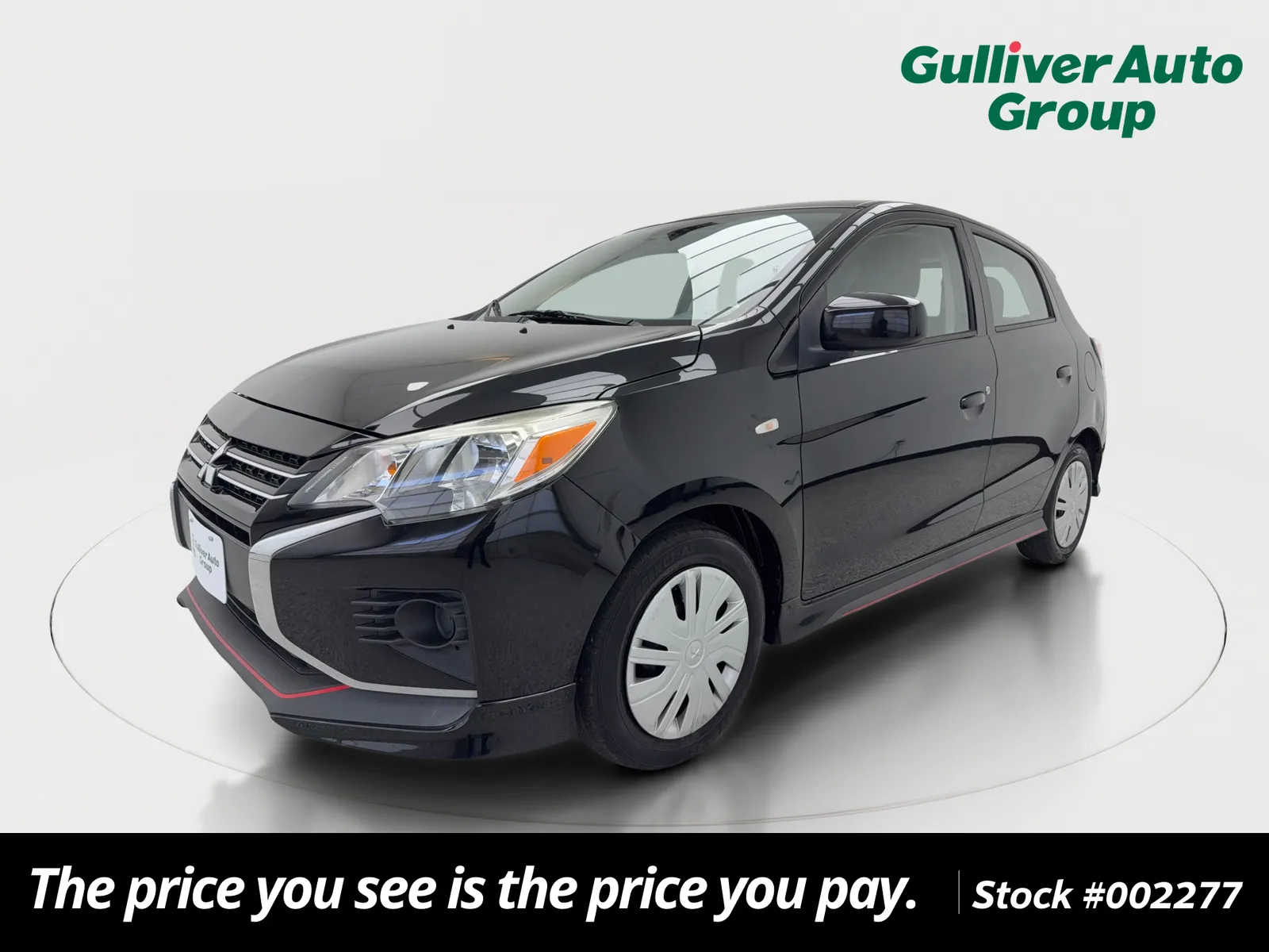 Black 2021 Mitsubishi Mirage LE for sale in Plano, TX