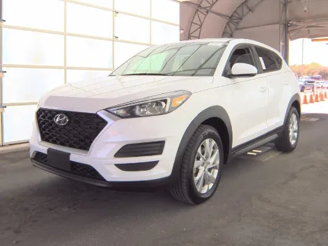 White 2021 Hyundai Tucson SE for sale in Plano, TX