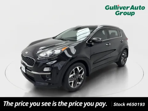 Black 2020 Kia Sportage EX for sale in Plano, TX