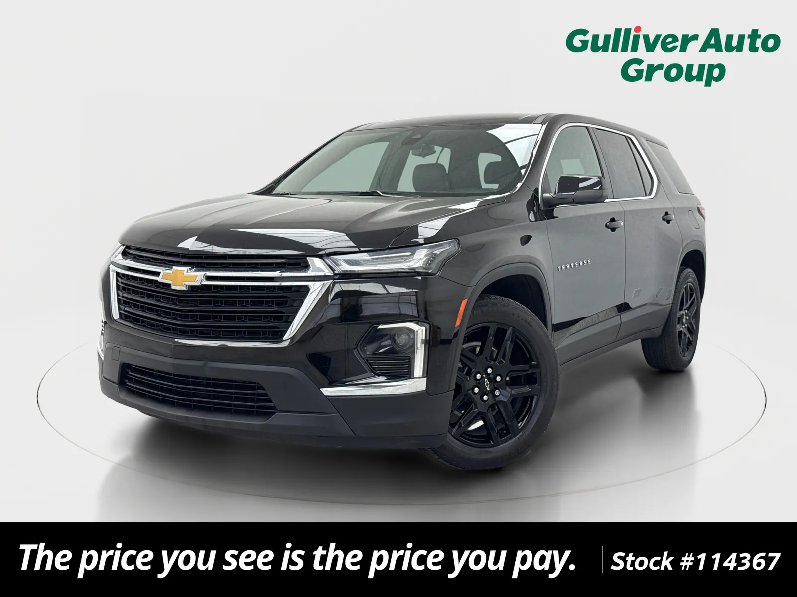 Black 2022 Chevrolet Traverse LS for sale in Plano, TX