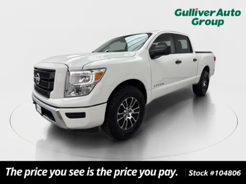 White 2022 Nissan Titan SV for sale in Plano, TX