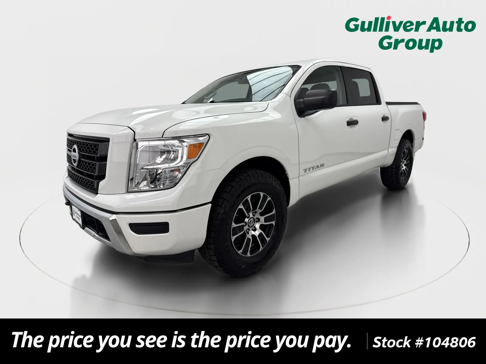 White 2022 Nissan Titan SV for sale in Plano, TX