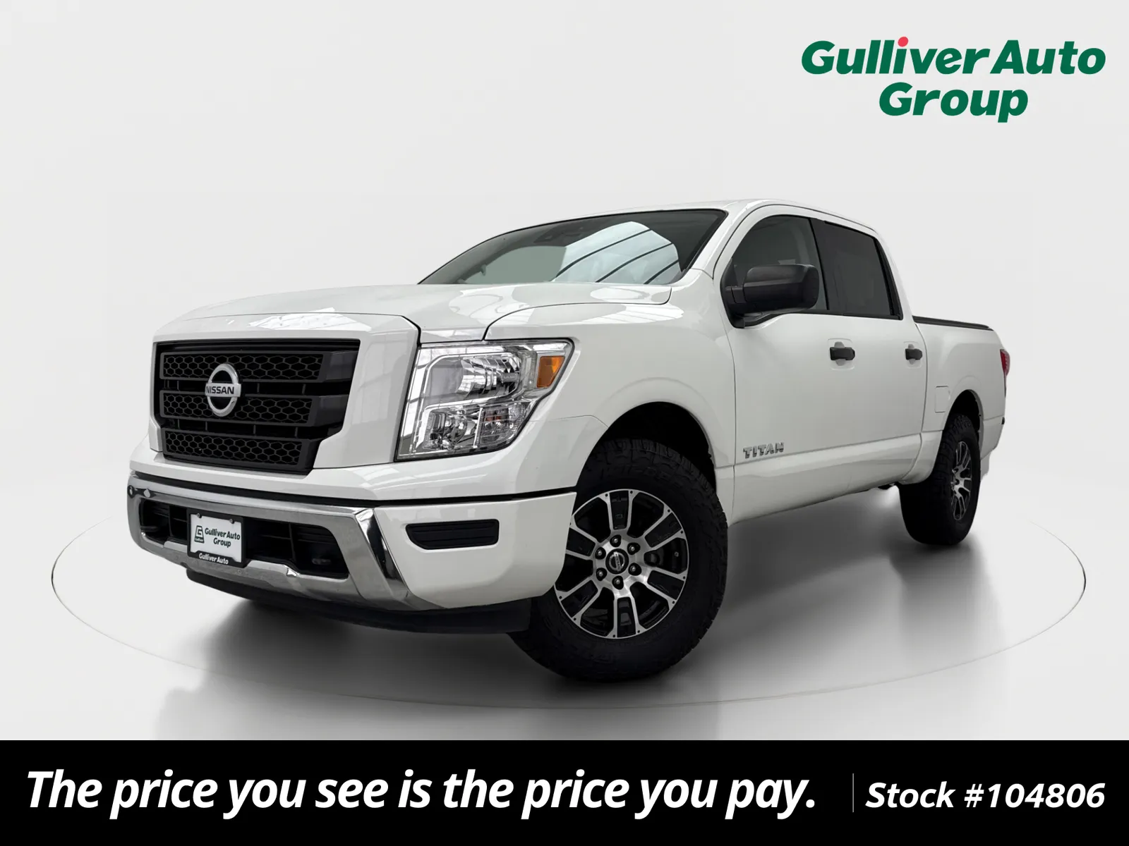White 2022 Nissan Titan SV for sale in Plano, TX