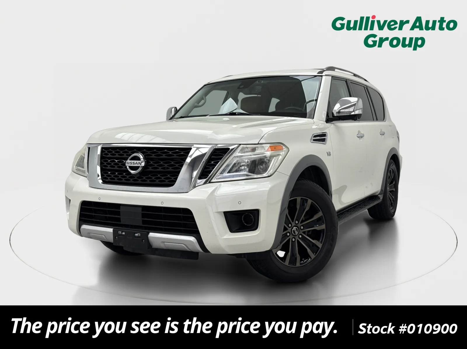 White 2017 Nissan Armada Platinum for sale in Plano, TX