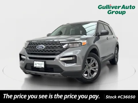 Gray 2021 Ford Explorer XLT for sale in Plano, TX