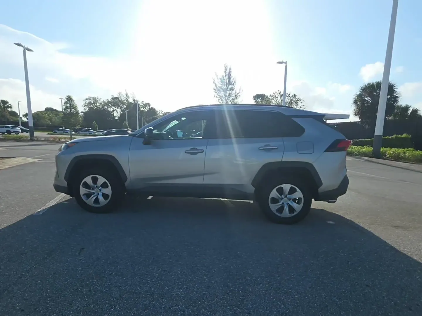 Silver 2021 Toyota RAV4 LE for sale in Plano, TX