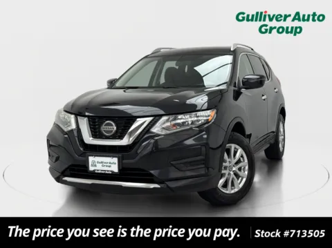 Black 2018 Nissan Rogue SV for sale in Plano, TX