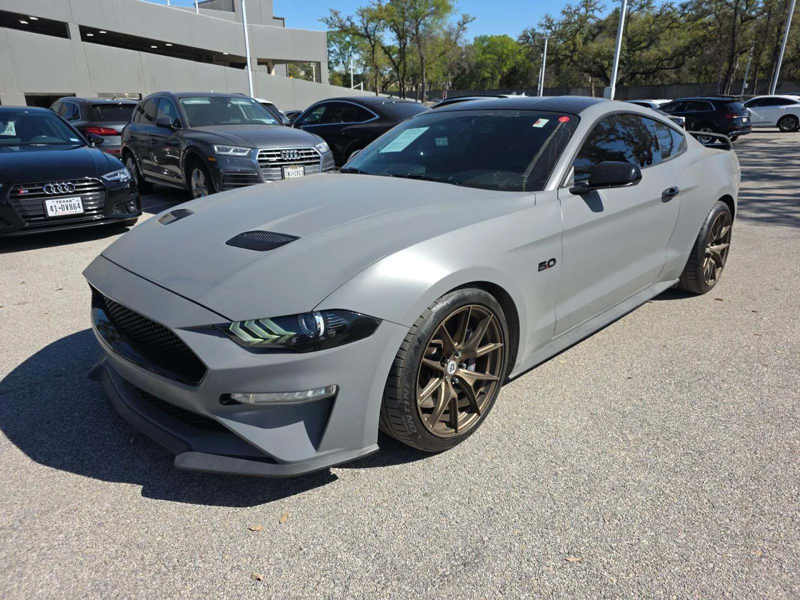 Silver 2020 Ford Mustang GT for sale in Plano, TX