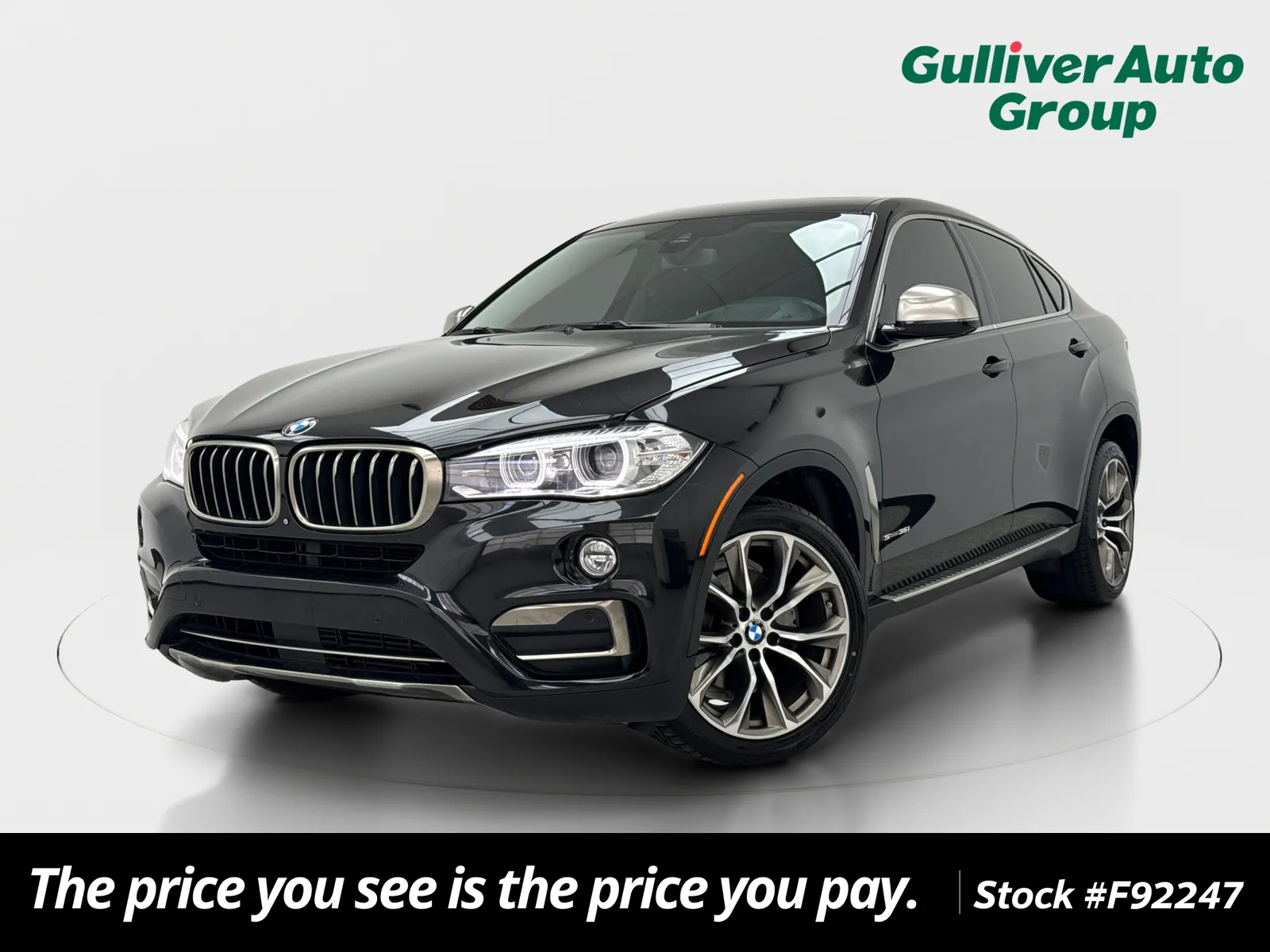 Black 2016 BMW X6 sDrive35i for sale in Plano, TX