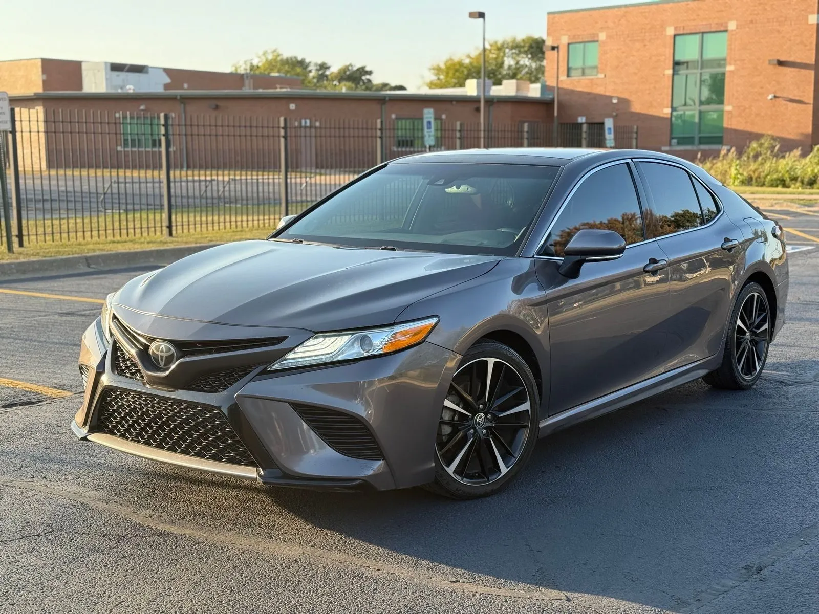 Gray 2020 Toyota Camry XSE V6 for sale in Plano, TX