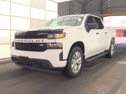 White 2020 Chevrolet Silverado 1500 Custom for sale in Plano, TX