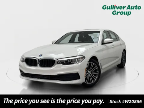 White 2019 BMW 5 Series 530i for sale in Plano, TX