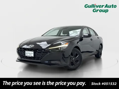 Black 2021 Hyundai Elantra SEL for sale in Plano, TX