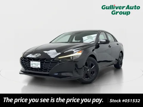 Black 2021 Hyundai Elantra SEL for sale in Plano, TX
