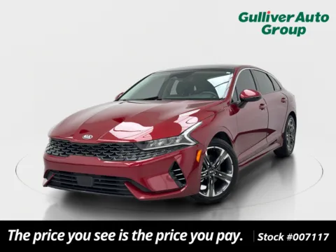 Red 2021 Kia K5 EX for sale in Plano, TX