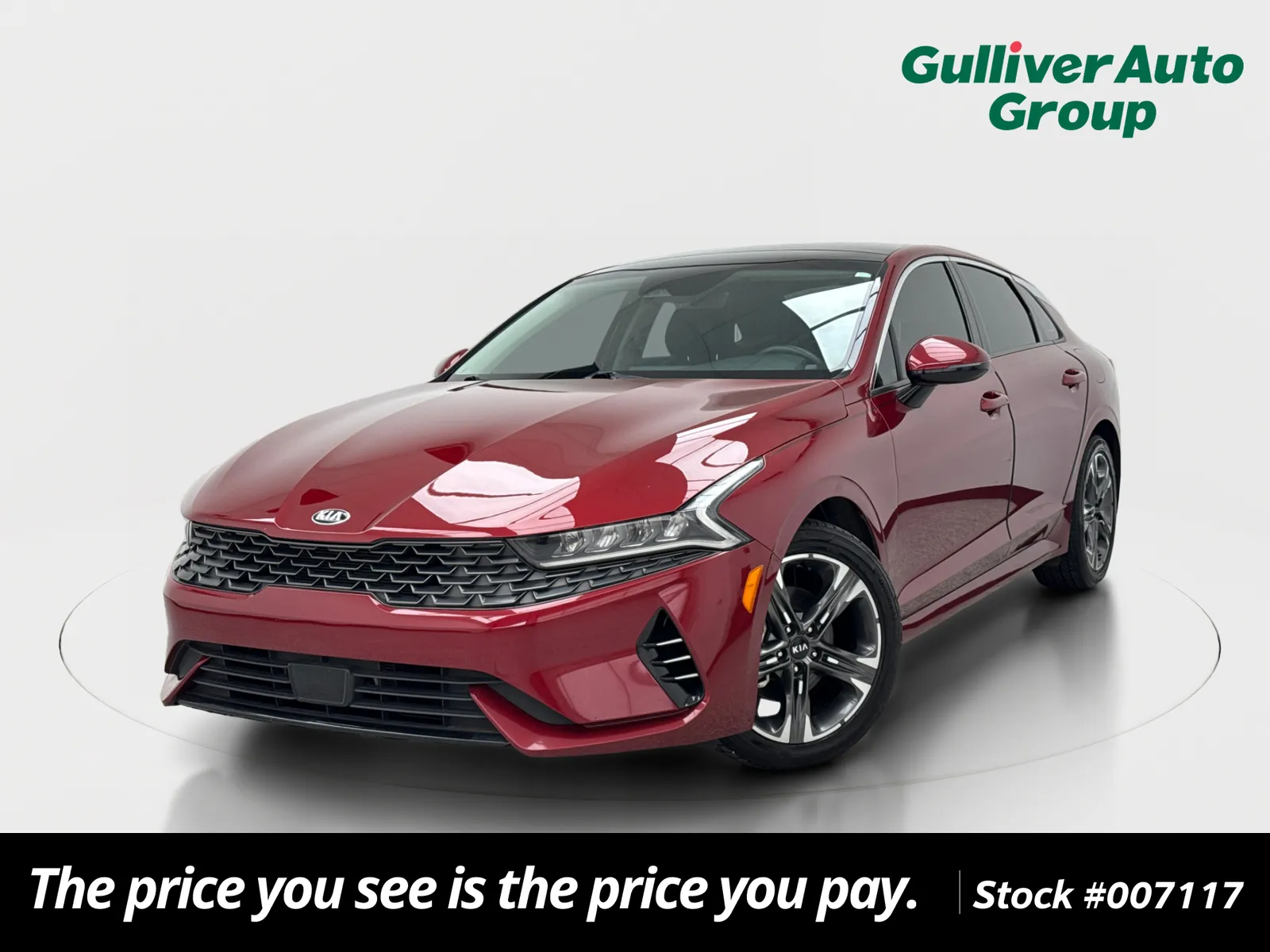 Red 2021 Kia K5 EX for sale in Plano, TX