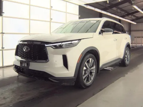 White 2024 INFINITI QX60 LUXE for sale in Plano, TX