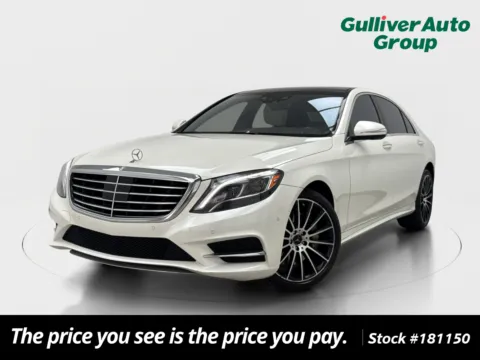 White 2015 Mercedes-Benz S-Class S 550 for sale in Plano, TX