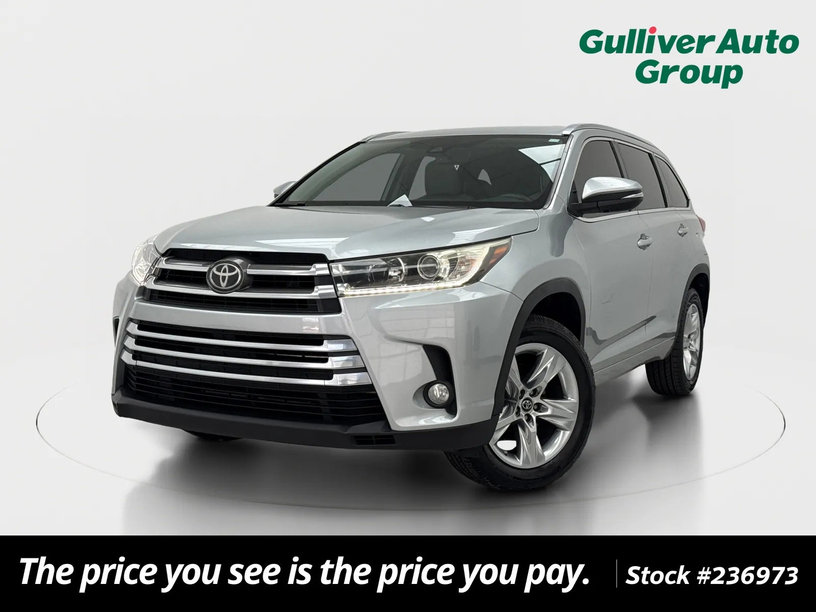 Silver 2018 Toyota Highlander Limited for sale in Plano, TX