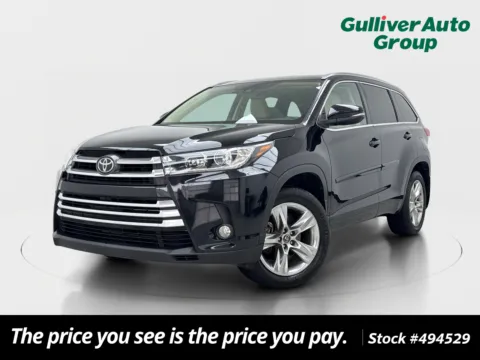 Black 2018 Toyota Highlander Limited for sale in Plano, TX