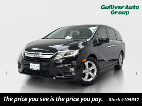 Black 2018 Honda Odyssey EX-L w/Navigation for sale in Plano, TX