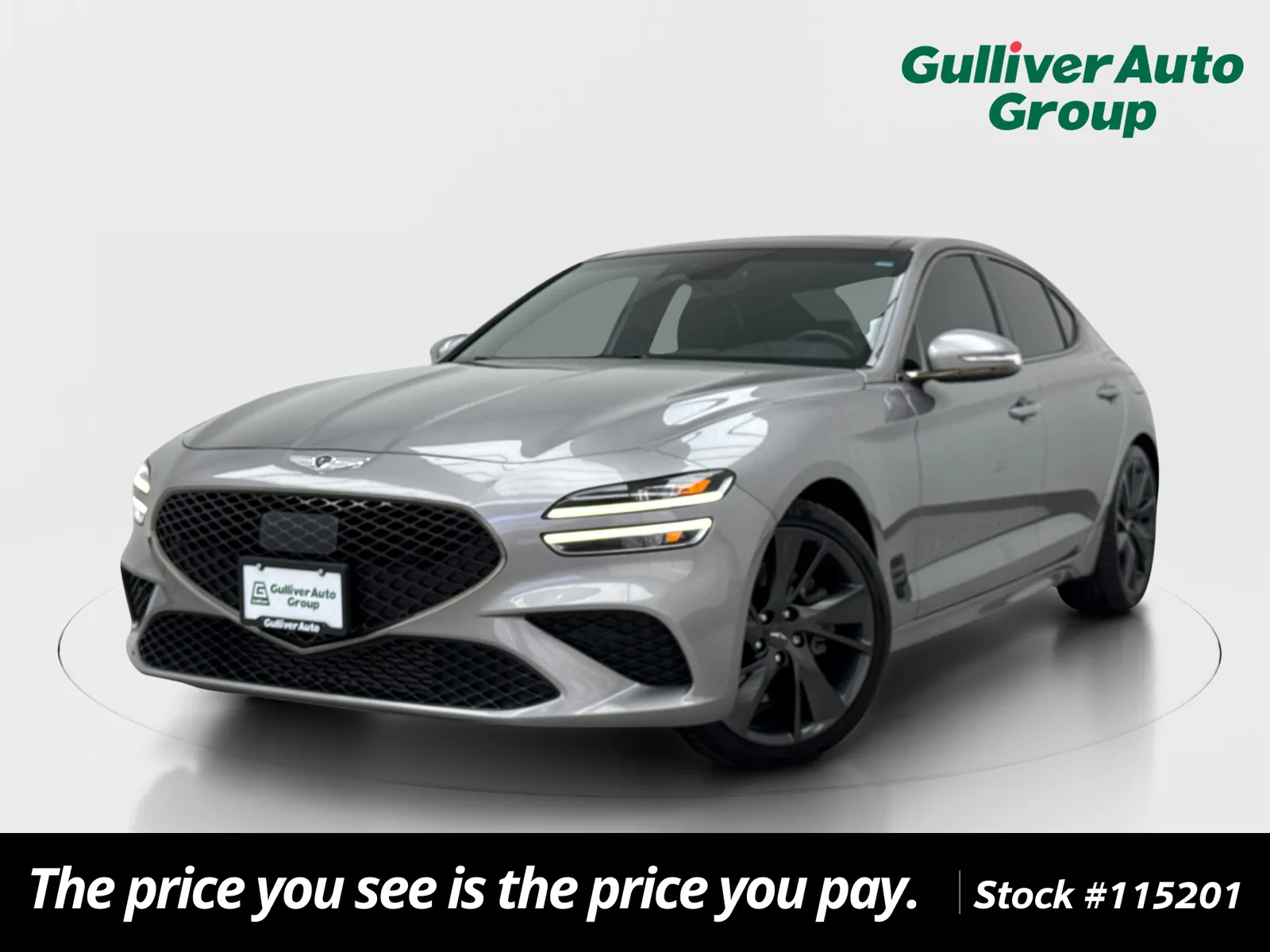 Silver 2023 Genesis G70 3.3T for sale in Plano, TX