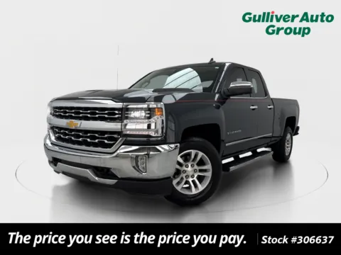 Gray 2017 Chevrolet Silverado 1500 LTZ for sale in Plano, TX