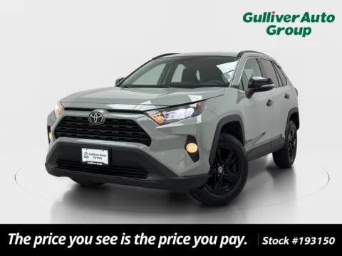 Gray 2021 Toyota RAV4 XLE for sale in Plano, TX