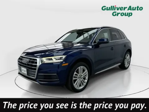 Blue 2018 Audi Q5 2.0T Premium Plus for sale in Plano, TX