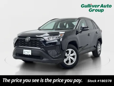 Black 2021 Toyota RAV4 LE for sale in Plano, TX