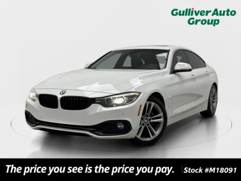 White 2019 BMW 4 Series 430i Gran Coupe for sale in Plano, TX