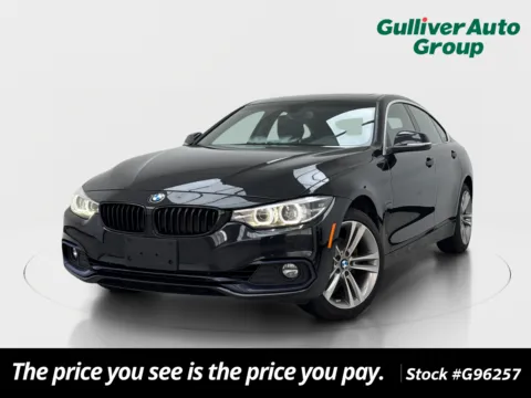 Black 2018 BMW 4 Series 430i Gran Coupe for sale in Plano, TX