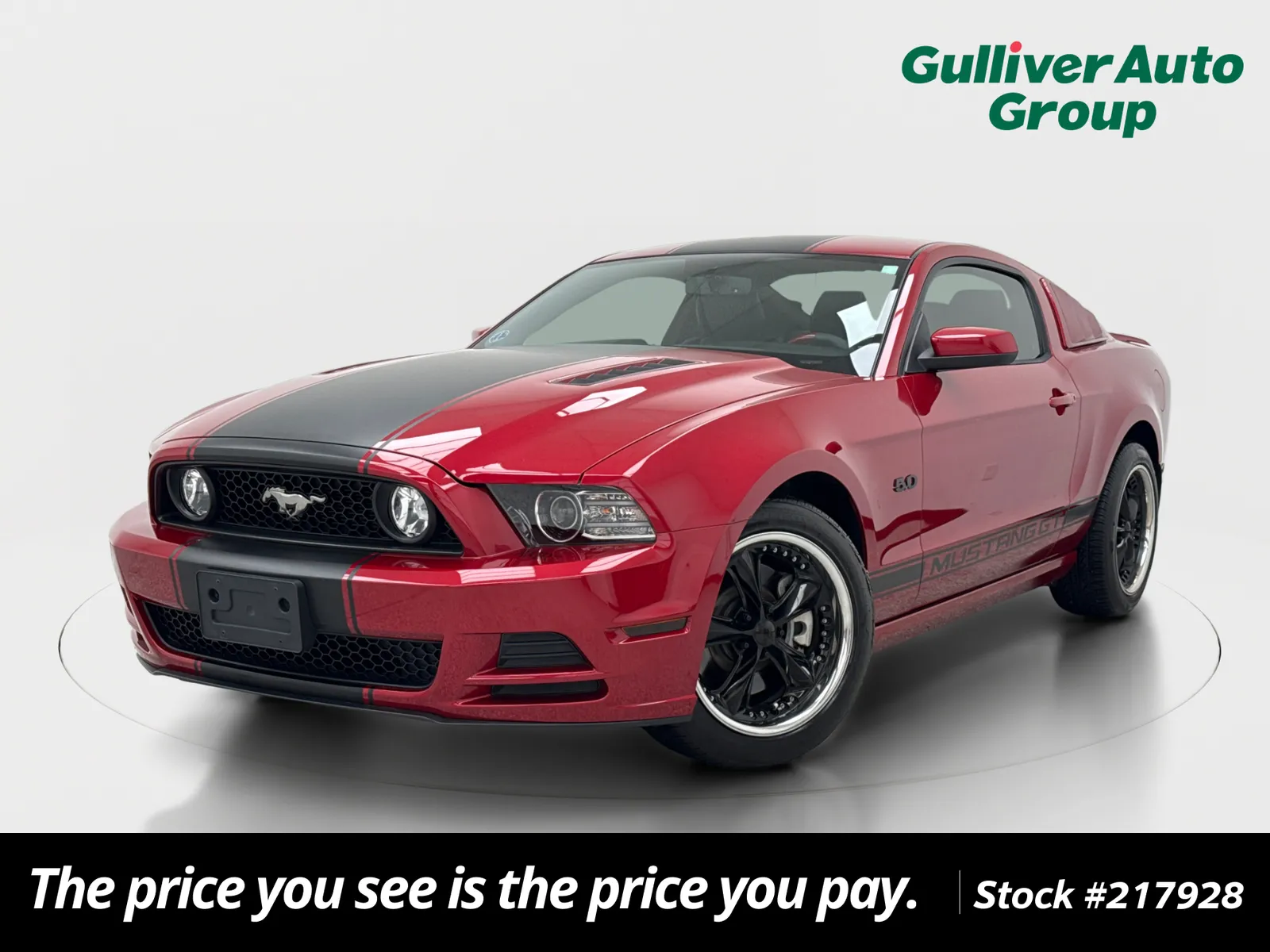Red 2013 Ford Mustang GT Premium for sale in Plano, TX