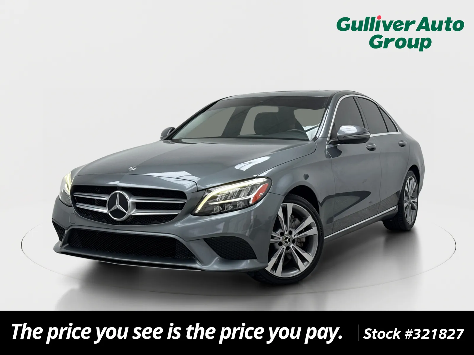 Gray 2019 Mercedes-Benz C-Class C 300 for sale in Plano, TX