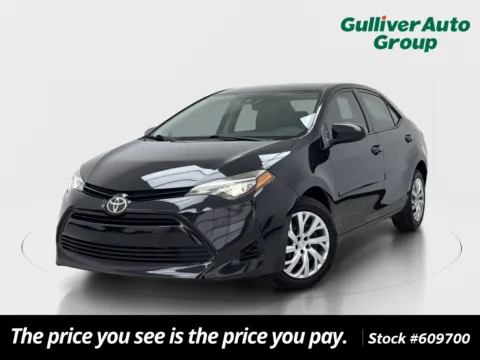 Black 2017 Toyota Corolla LE for sale in Plano, TX