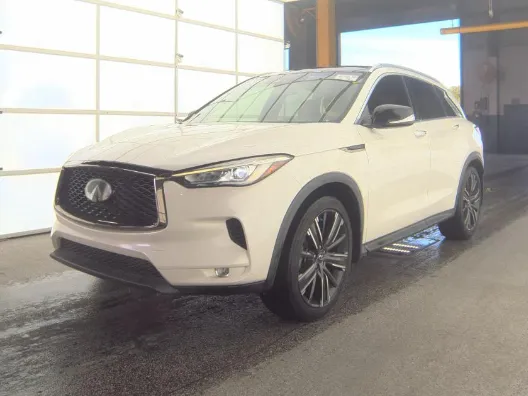 White 2021 INFINITI QX50 LUXE for sale in Plano, TX