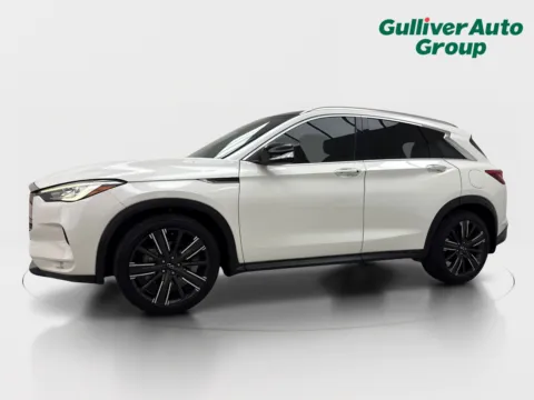 Photos of 2021 INFINITI QX50 LUXE for sale in Plano, TX at Gulliver Auto Group