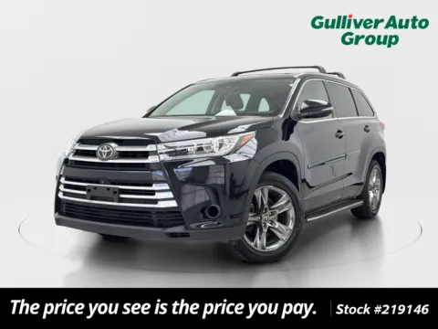 Black 2017 Toyota Highlander Limited Platinum for sale in Plano, TX