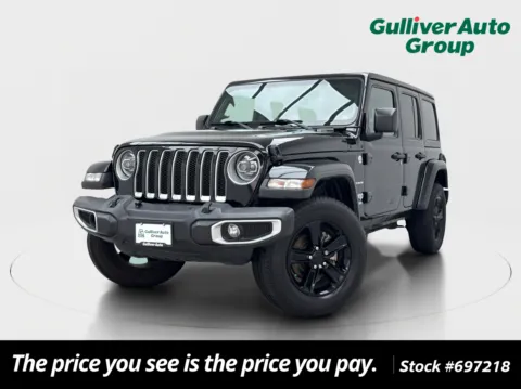 Photos of 2021 Jeep Wrangler Unlimited Sahara for sale in Plano, TX at Gulliver Auto Group