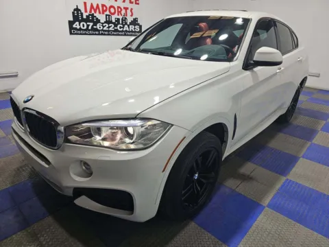 White 2017 BMW X6 xDrive35i for sale in Plano, TX