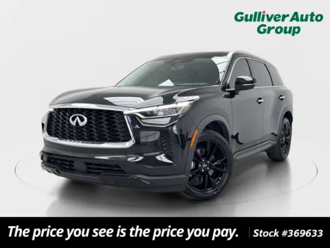 Black 2023 INFINITI QX60 LUXE for sale in Plano, TX