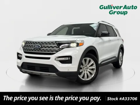 White 2020 Ford Explorer Limited for sale in Plano, TX