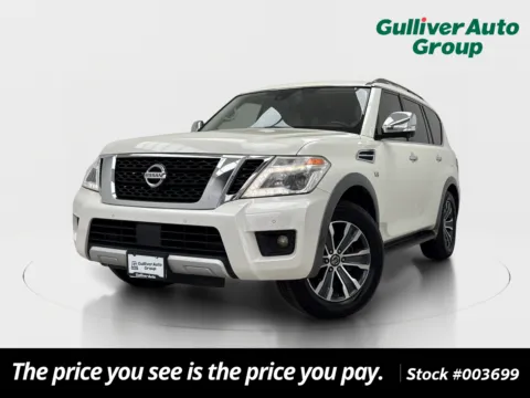 White 2017 Nissan Armada SL for sale in Plano, TX