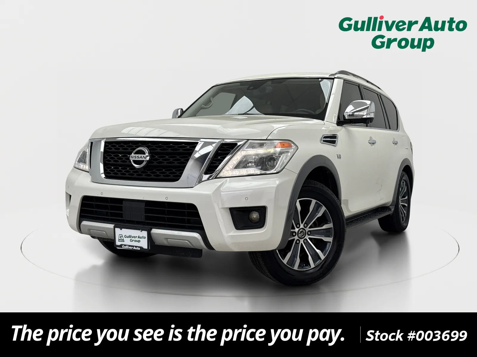 White 2017 Nissan Armada SL for sale in Plano, TX