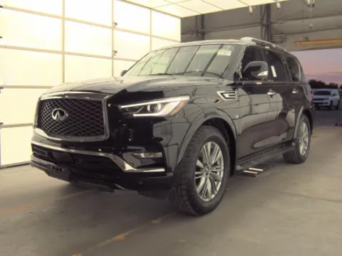 Black 2020 INFINITI QX80 LUXE for sale in Plano, TX